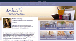 Desktop Screenshot of ambersorganizing.com